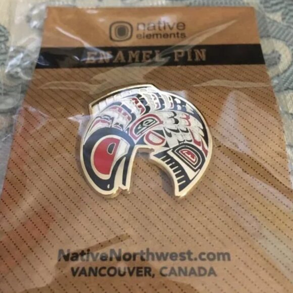 NWT Salmon Enamel Pin Native Northwest Elements - Picture 5 of 6
